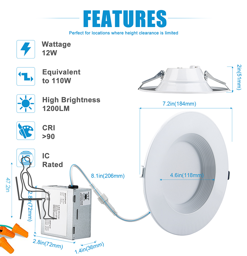 03 6"Recessed Light