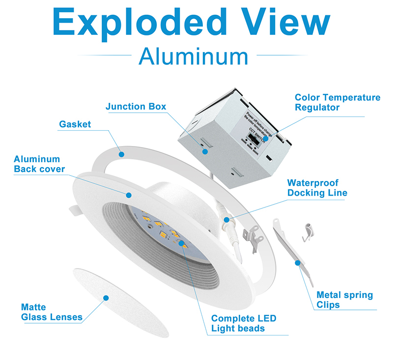 03 6"Recessed Light