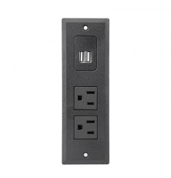 Power Strip 2 Outlet + 2 USB